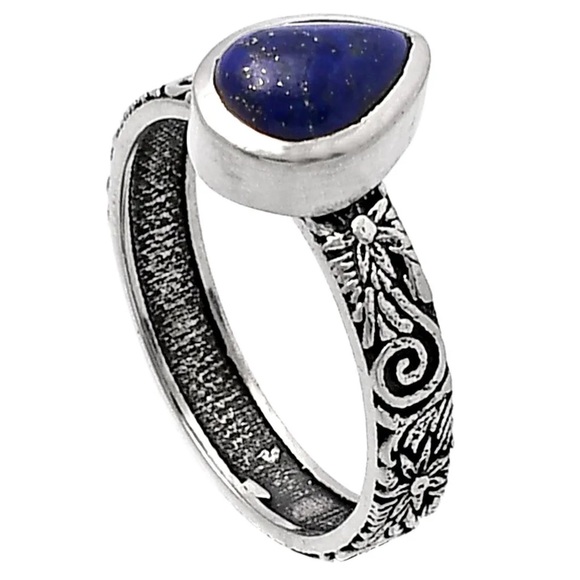 Lapis ring 7.5 - Picture 4 of 5